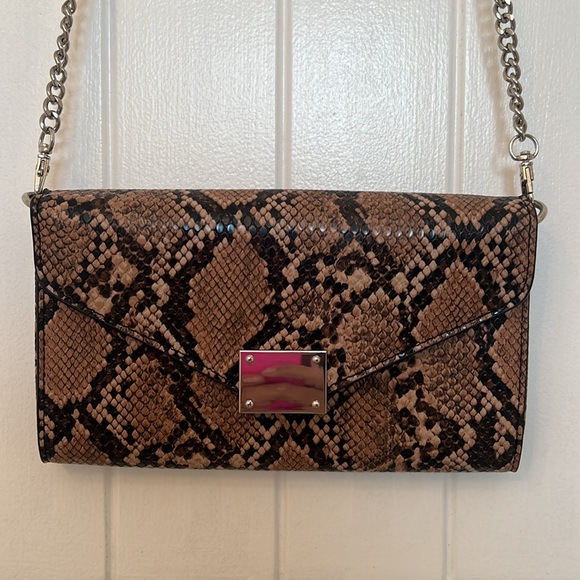 Express mini purse snake print Brown tones - Picture 3 of 7